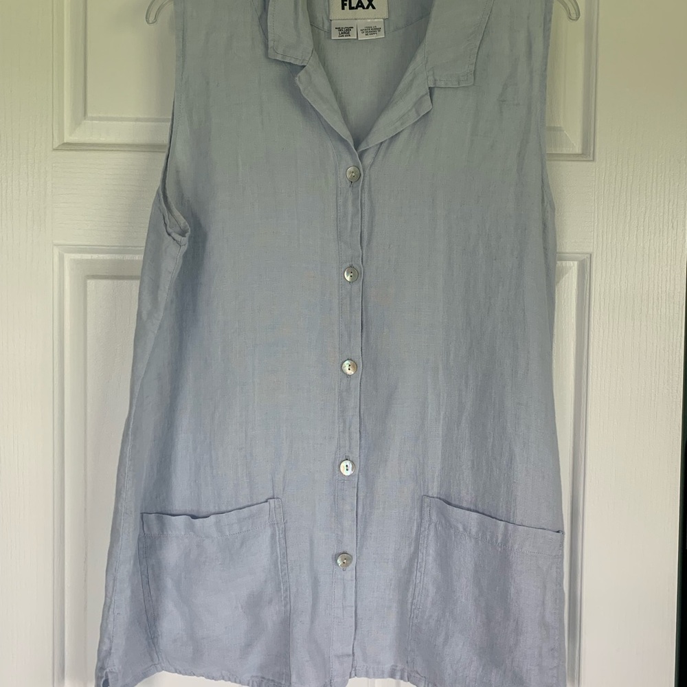 Gorgeous Baby blue Flax tunic